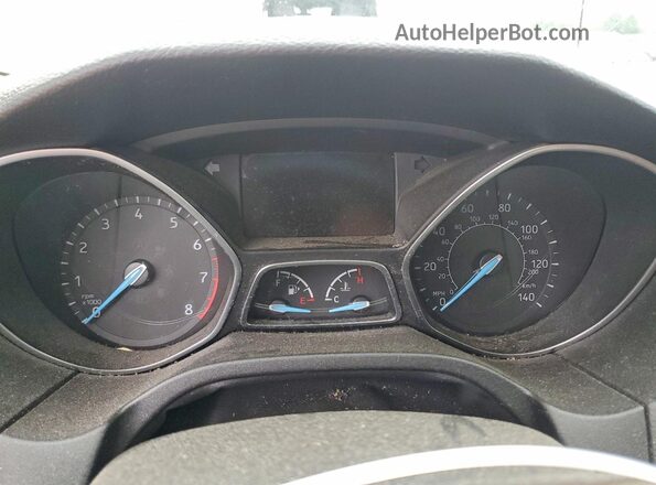 1FADP3K23HL215823 2017 FORD FOCUS White Vista del cuadro de instrumentos
