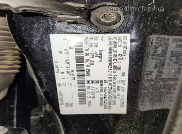1FADP3K23HL295012 2017 FORD FOCUS Black Engine compartment view