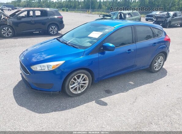 1FADP3K23JL220574 2018 FORD FOCUS Blue Առջևի ձախ երեք քառորդ տեսարան
