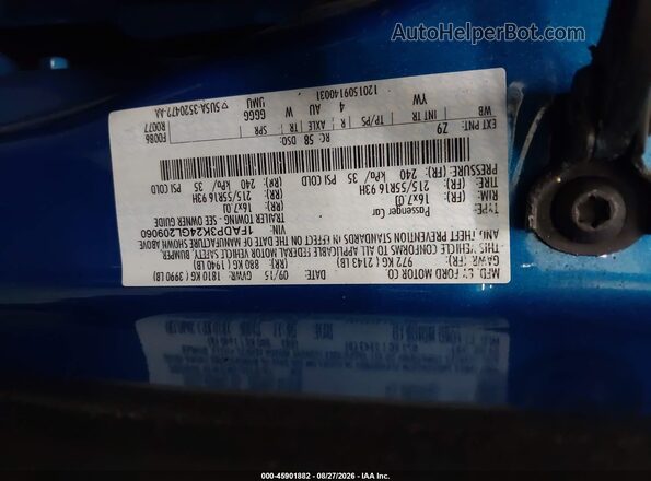 1FADP3K24GL209060 2016 FORD FOCUS Blue Вид підкапотного простору