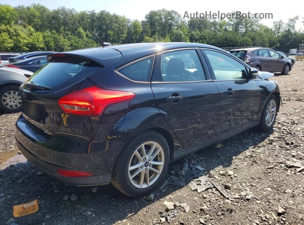 1FADP3K24GL242494 2016 FORD FOCUS Черный Задняя правая четверть