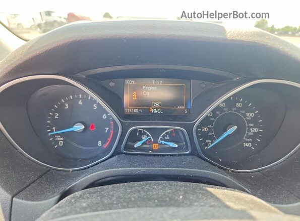 1FADP3K24GL277083 2016 FORD FOCUS Gray Instrument cluster view