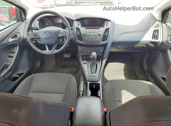 1FADP3K24HL240925 2017 FORD FOCUS Red Dashboard view