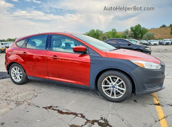 1FADP3K24JL312521 2018 FORD FOCUS Красный Передняя правая четверть