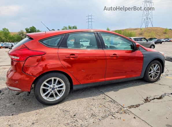 1FADP3K24JL312521 2018 FORD FOCUS Красный Задняя правая четверть