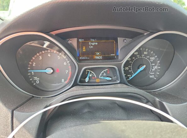 1FADP3K25GL256078 2016 FORD FOCUS Gray Vista del cuadro de instrumentos