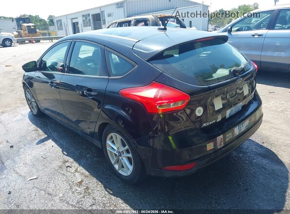 1FADP3K25GL350123 2016 FORD FOCUS Черный Задняя левая четверть