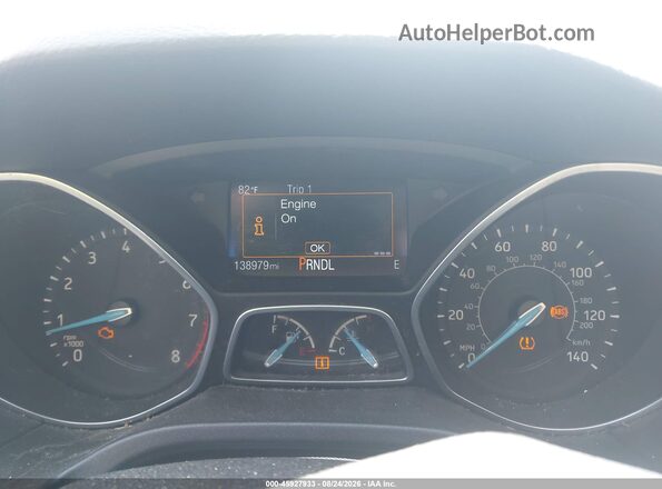 1FADP3K25GL350123 2016 FORD FOCUS Черный Вид задних сидений
