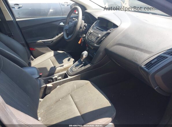 1FADP3K25GL350123 2016 FORD FOCUS Черный Вид салона спереди