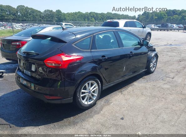 1FADP3K25GL350123 2016 FORD FOCUS Черный Задняя правая четверть