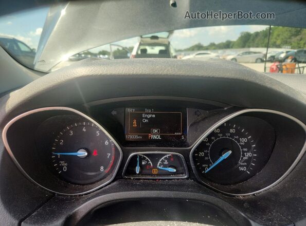 1FADP3K25GL371019 2016 FORD FOCUS Gray Vista del cuadro de instrumentos