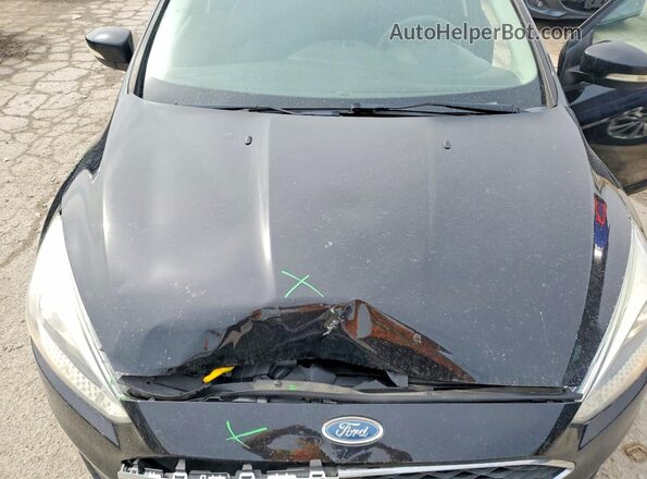 1FADP3K25HL248015 2017 FORD FOCUS Black Սալոնի հետևի տեսք