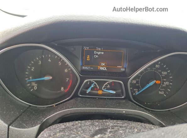 1FADP3K25HL248015 2017 FORD FOCUS Black Սարքավորումների վահանակի տեսք