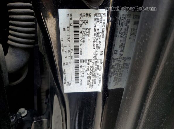 1FADP3K25HL248015 2017 FORD FOCUS Black Շարժիչի բաժամունքի տեսք