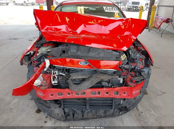 1FADP3K25HL263940 2017 FORD FOCUS Red Vista frontal