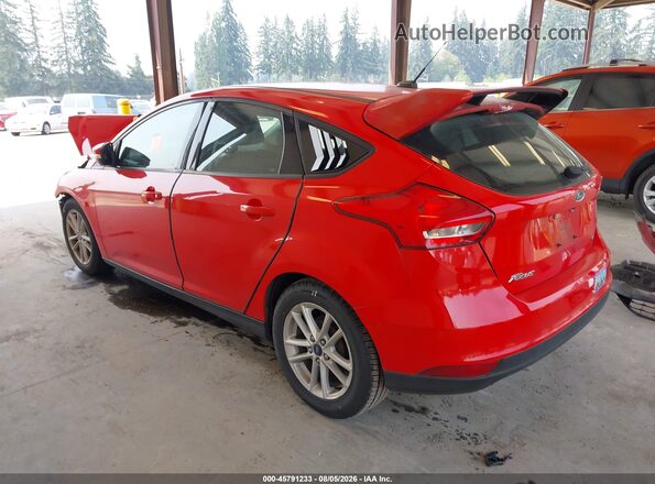 1FADP3K25HL263940 2017 FORD FOCUS Red Trasero izquierdo