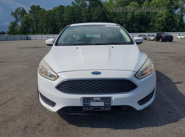 1FADP3K25JL225095 2018 FORD FOCUS White Դիմացի տեսք