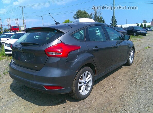 1FADP3K25JL263765 2018 FORD FOCUS Black Հետևի աջ