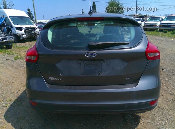 1FADP3K25JL263765 2018 FORD FOCUS Black Հետևի տեսք