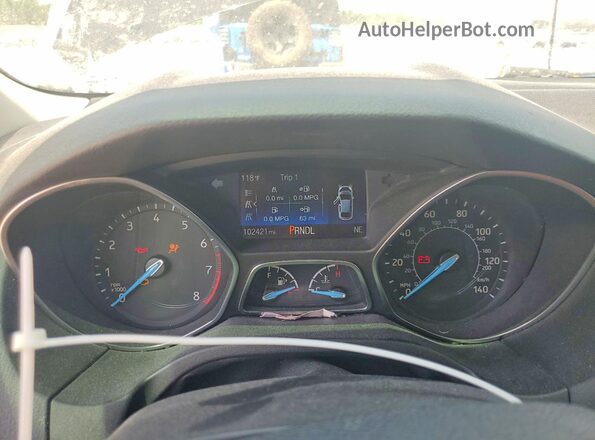 1FADP3K25JL265726 2018 FORD FOCUS Black Vista del cuadro de instrumentos
