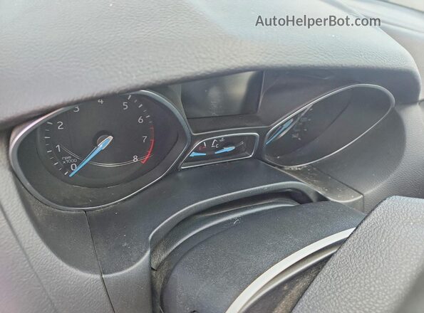 1FADP3K25JL280100 2018 FORD FOCUS White Vista del cuadro de instrumentos