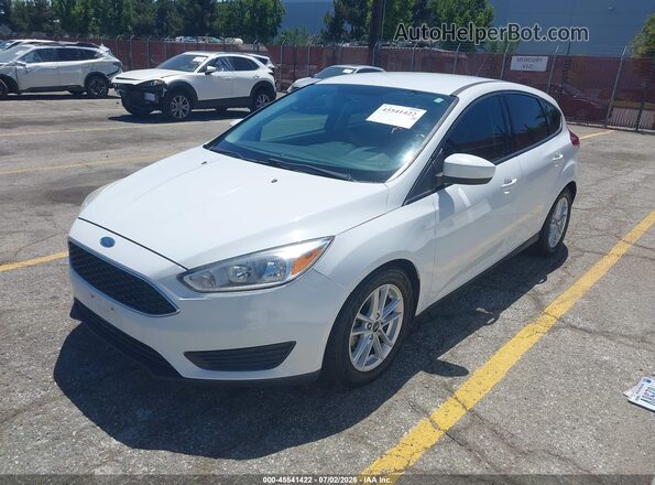 1FADP3K25JL328968 2018 FORD FOCUS White Front left
