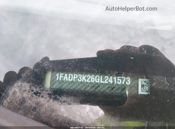 1FADP3K26GL241573 2016 FORD FOCUS Tan Շարժիչի բաժամունքի տեսք