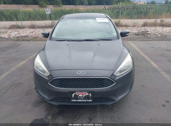 1FADP3K26GL284391 2016 FORD FOCUS Gray Widok z przodu
