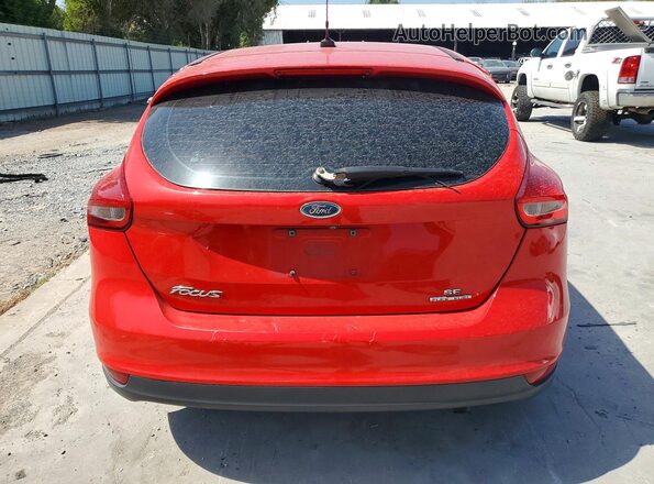 1FADP3K26GL338515 2016 FORD FOCUS Red Widok z tyłu