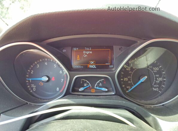 1FADP3K26GL338515 2016 FORD FOCUS Red Widok zestawu wskaźników