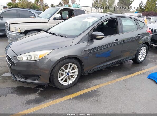 1FADP3K26HL206534 2017 FORD FOCUS Gray Vista tres cuartos delantera izquierda