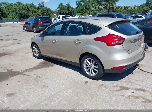 1FADP3K26HL252395 2017 FORD FOCUS Gold Trasero izquierdo