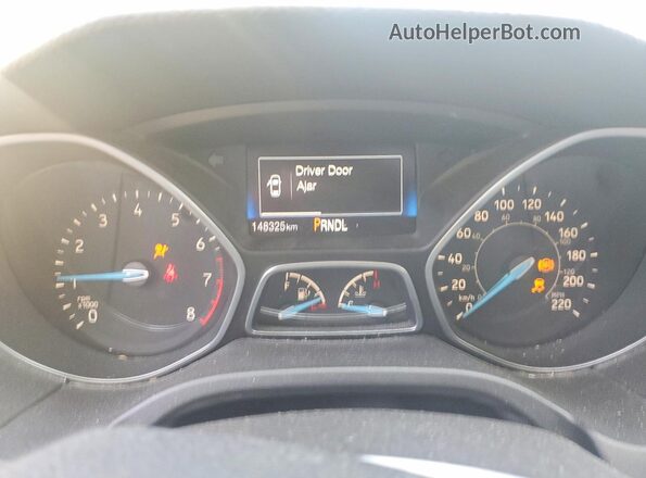 1FADP3K26HL280455 2017 FORD FOCUS Silver Вид щитка приладів