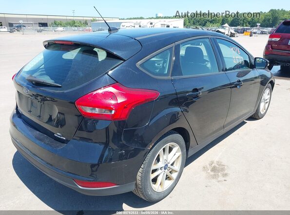 1FADP3K27GL211577 2016 FORD FOCUS Black Tył prawy