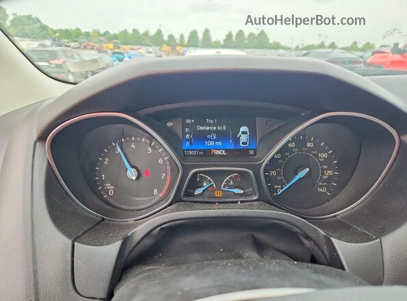 1FADP3K27GL215791 2016 FORD FOCUS Угольный Вид щитка приборов