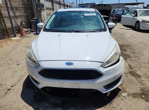 1FADP3K27GL217539 2016 FORD FOCUS White Vista frontal