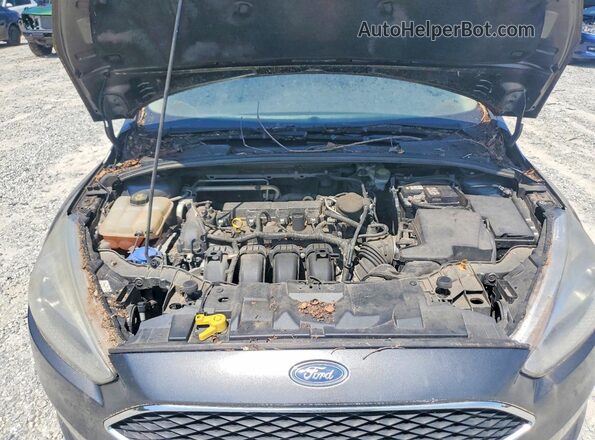 1FADP3K27GL241016 2016 FORD FOCUS Charcoal Вид задньої частини салону