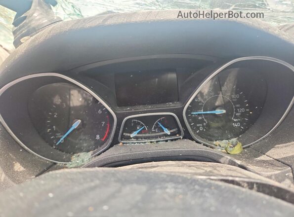 1FADP3K27GL283377 2016 FORD FOCUS Белый Вид щитка приборов