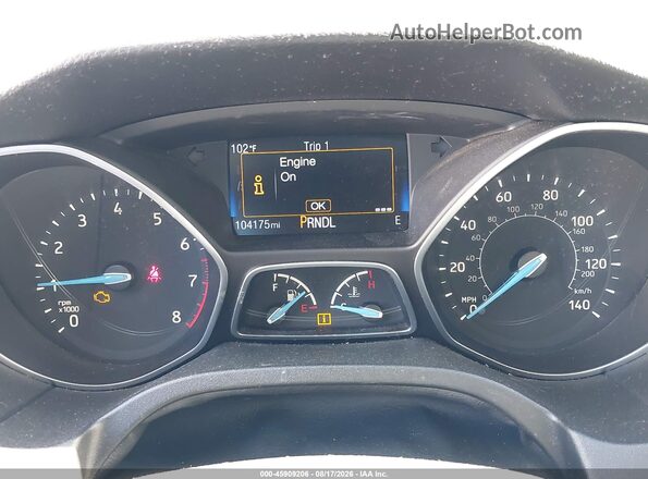 1FADP3K27GL329340 2016 FORD FOCUS White Հետևի նստատեղերի տեսք