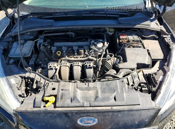 1FADP3K27GL380272 2016 FORD FOCUS Black უკანა სალონის ხედი