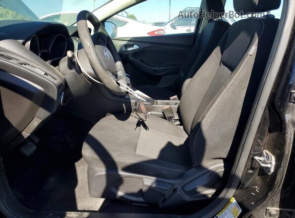 1FADP3K27GL380272 2016 FORD FOCUS Black წინა სალონის ხედი