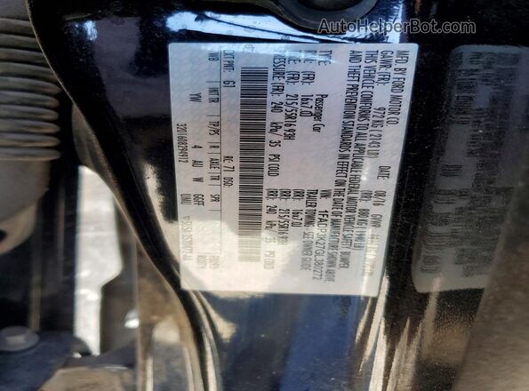 1FADP3K27GL380272 2016 FORD FOCUS Black ძრავის განყოფილების ხედი