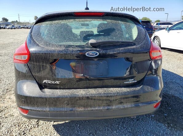 1FADP3K27GL380272 2016 FORD FOCUS Black უკანა ხედი