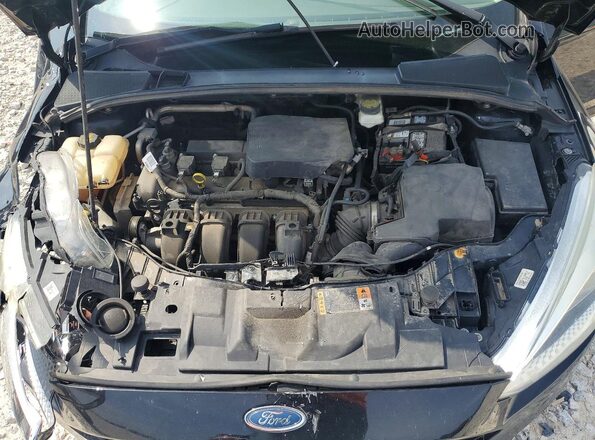1FADP3K27HL218269 2017 FORD FOCUS Black Widok wnętrza z tyłu