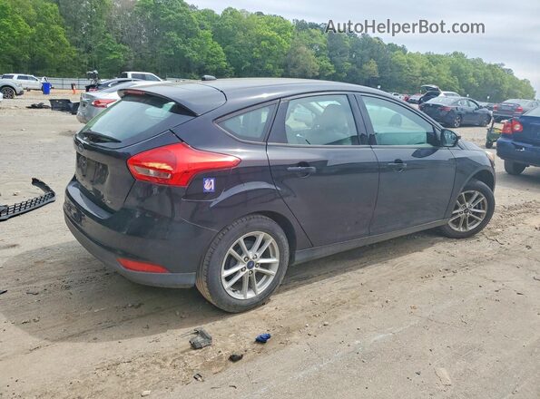 1FADP3K27HL251465 2017 FORD FOCUS Черный Задняя правая четверть
