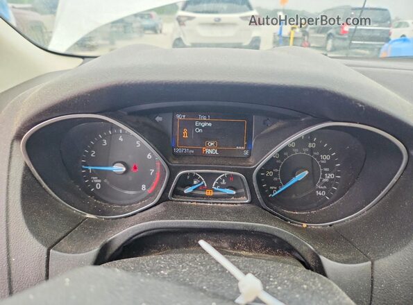 1FADP3K27HL317688 2017 FORD FOCUS White Vista del cuadro de instrumentos
