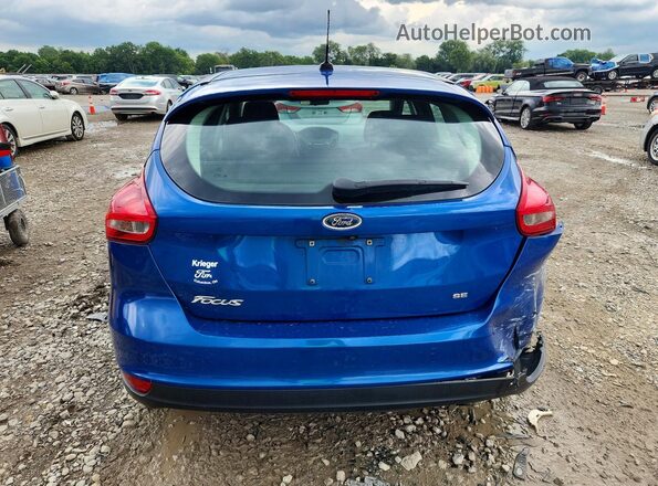 1FADP3K27JL304672 2018 FORD FOCUS Blue Widok z tyłu