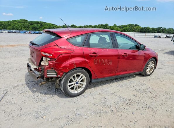 1FADP3K28GL238402 2016 FORD FOCUS Red Rear right