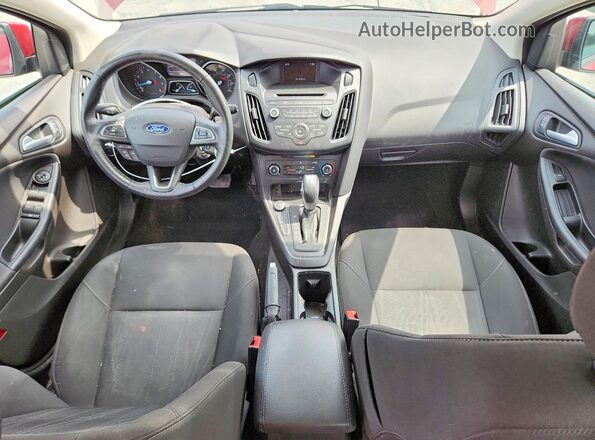 1FADP3K28GL238402 2016 FORD FOCUS Red Dashboard view