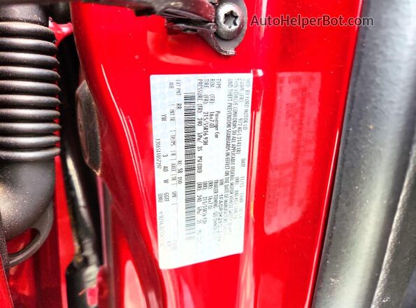 1FADP3K28GL238402 2016 FORD FOCUS Red Engine compartment view